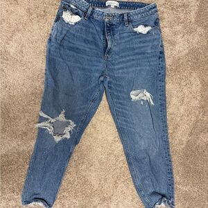 Distressed Blue Women's Jeans Levi's 501 Premium Denim